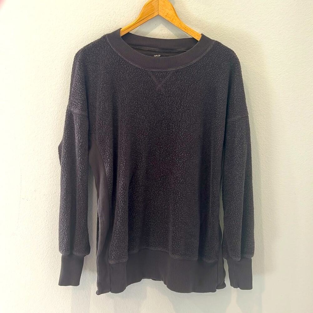 Aerie Cozy Good Vibes Inside Out Sweatshirt |‎ Extra Small Oversized Fit